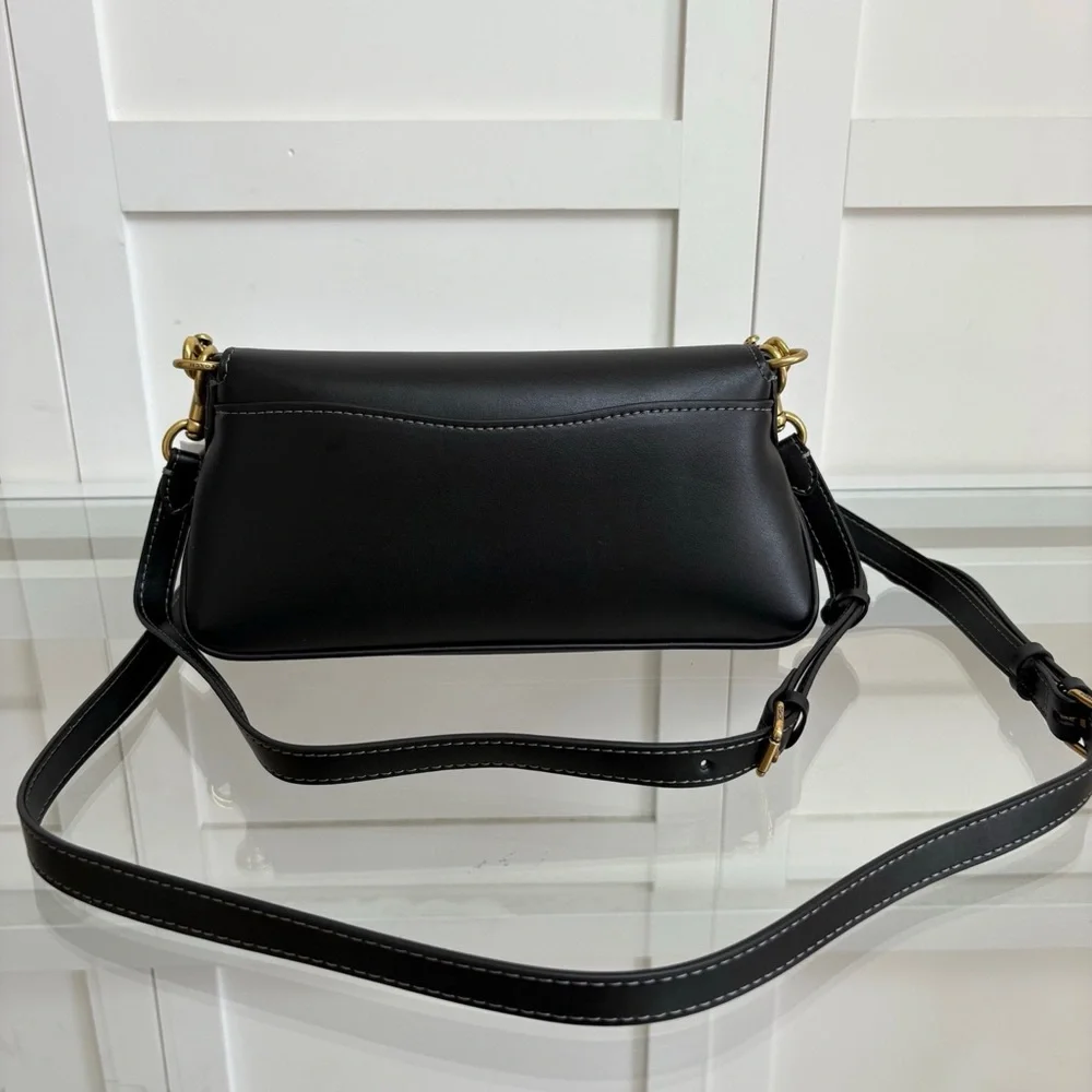 Coach Black Leather Mini Tabby Shoulder Bag - Picture 3 of 4